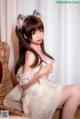 Coser@蠢沫沫 (chunmomo) Vol.043: 粉透明女仆 (34 photos) P11 No.ca9355